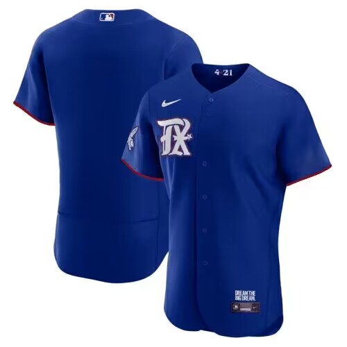 Men's Texas Rangers Blank Royal 2023 City Connect Flex Base Stitched Baseball Jersey Men's Texas Rangers Blank Royal 2023 City Connect Flex Base Stitched Baseball Jersey
